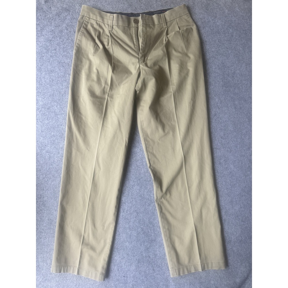 Dockers Classic Signature Khaki Pants 32x29 Tan Flex Comfort Cotton Blend
